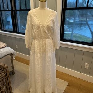 Free People White Maxi Dress